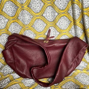Beautiful Maroon leather bag